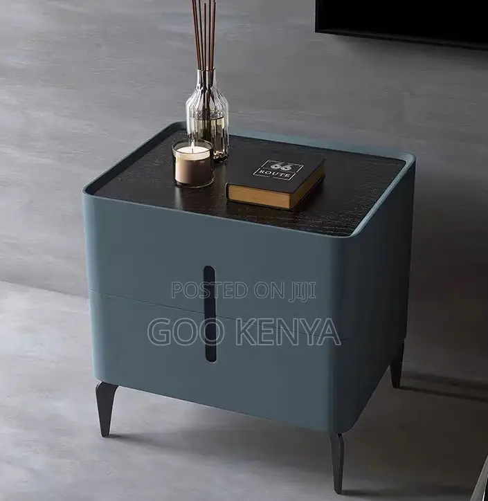 Home Bed; Sleek Modern Bedside Cabinet- Woden Made for Bedrooms