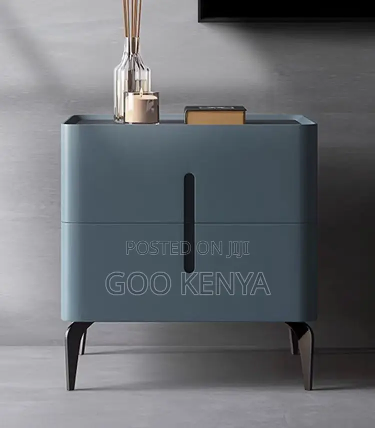 Home Bed; Sleek Modern Bedside Cabinet- Woden Made for Bedrooms