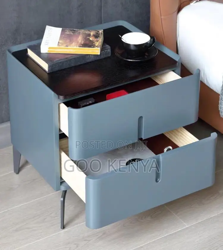 Home Bed; Sleek Modern Bedside Cabinet- Woden Made for Bedrooms