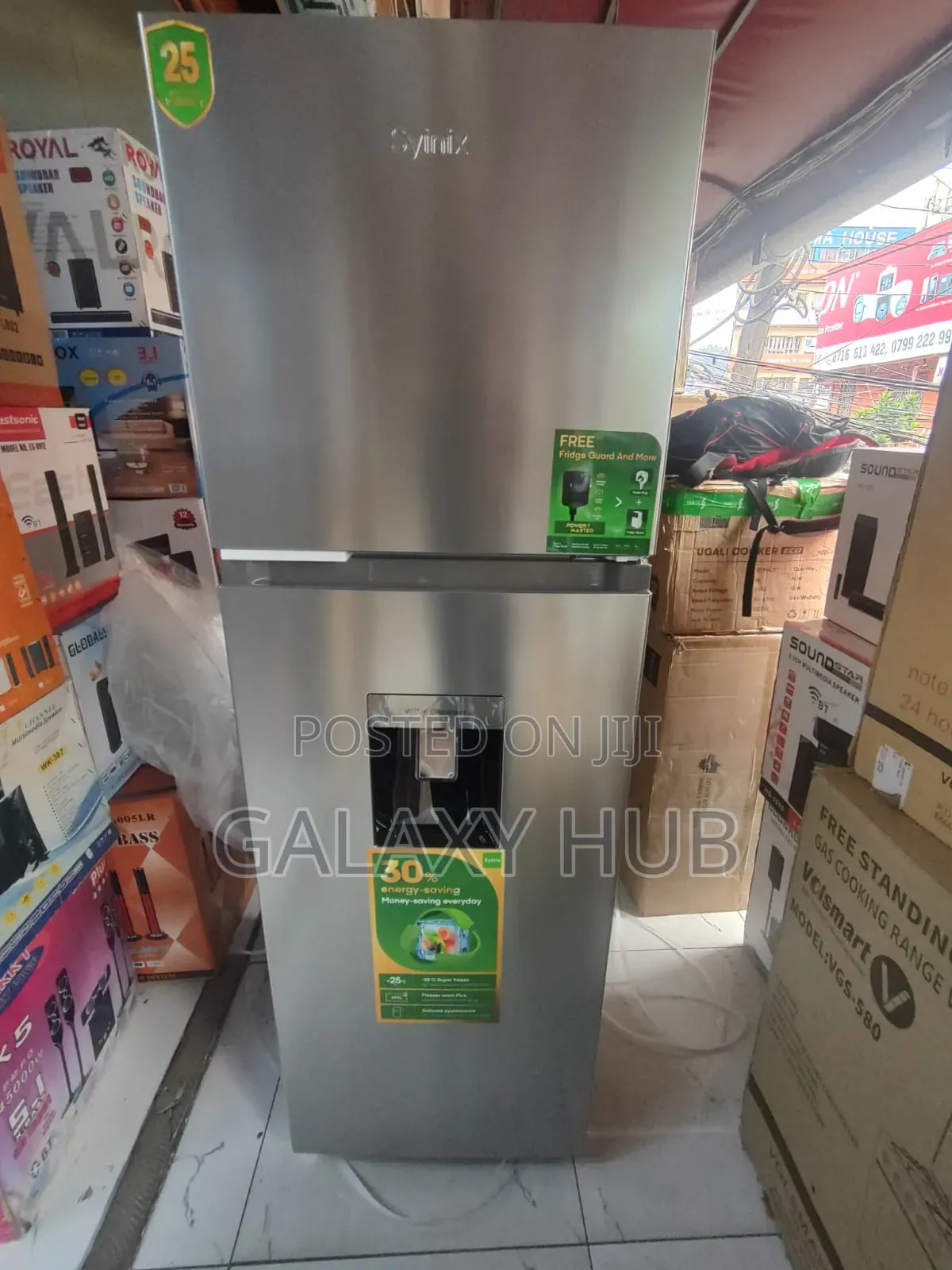 Syinix Refrigerator 257l With Water Dispenser.No Frost