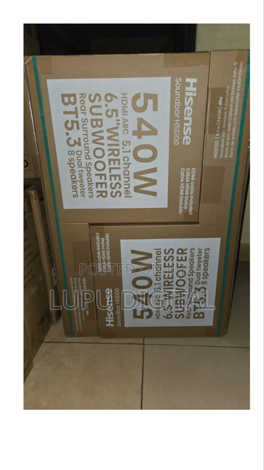 Hisense 540 Watts 5.1ch Hs5100 Hisense Sound Bar