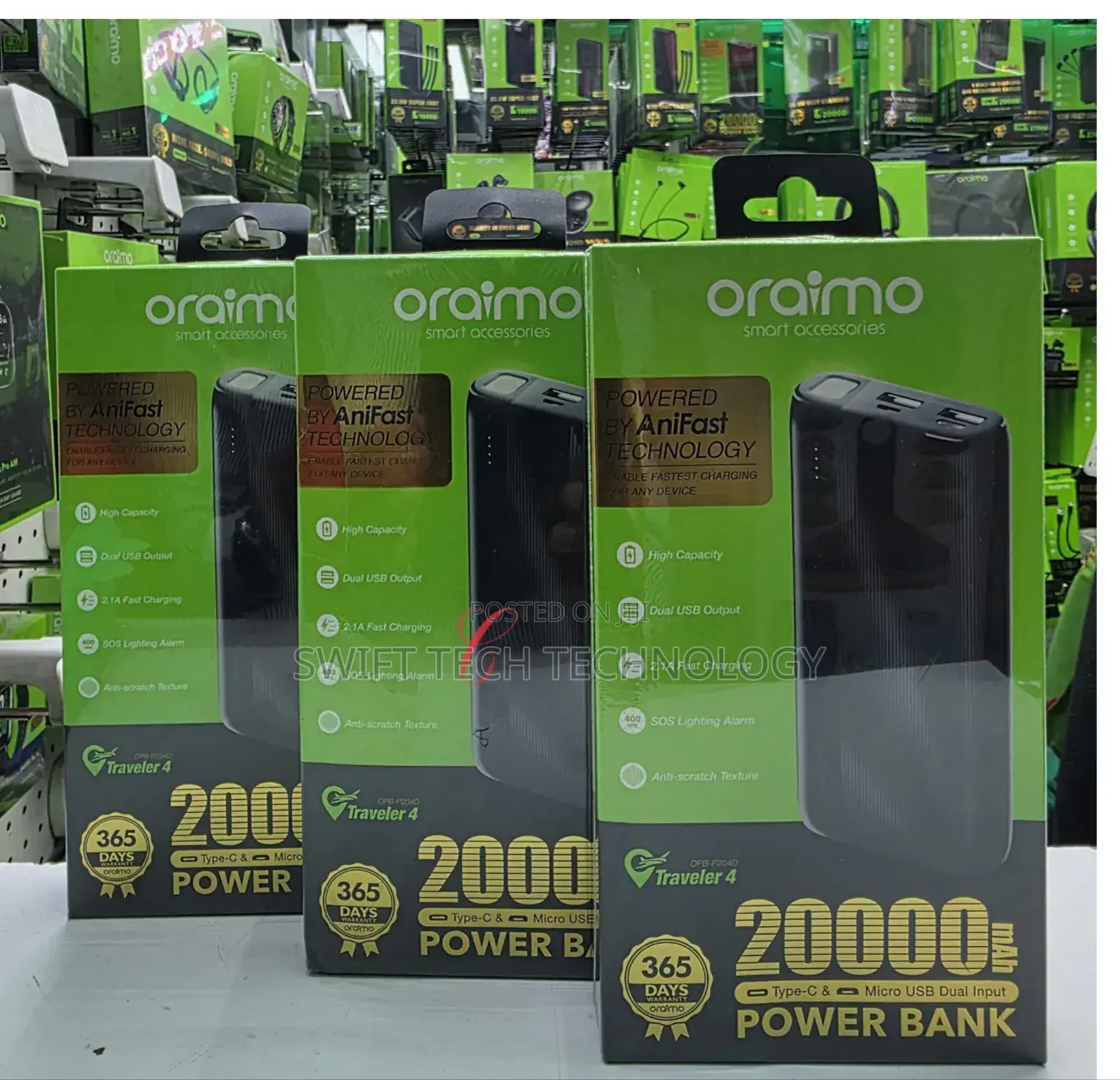Power Bank 20,000 Amh Traveler 4 Power Bank