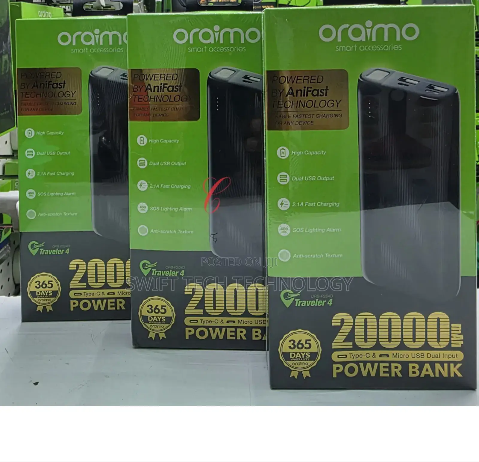 Power Bank 20,000 Amh Traveler 4 Power Bank