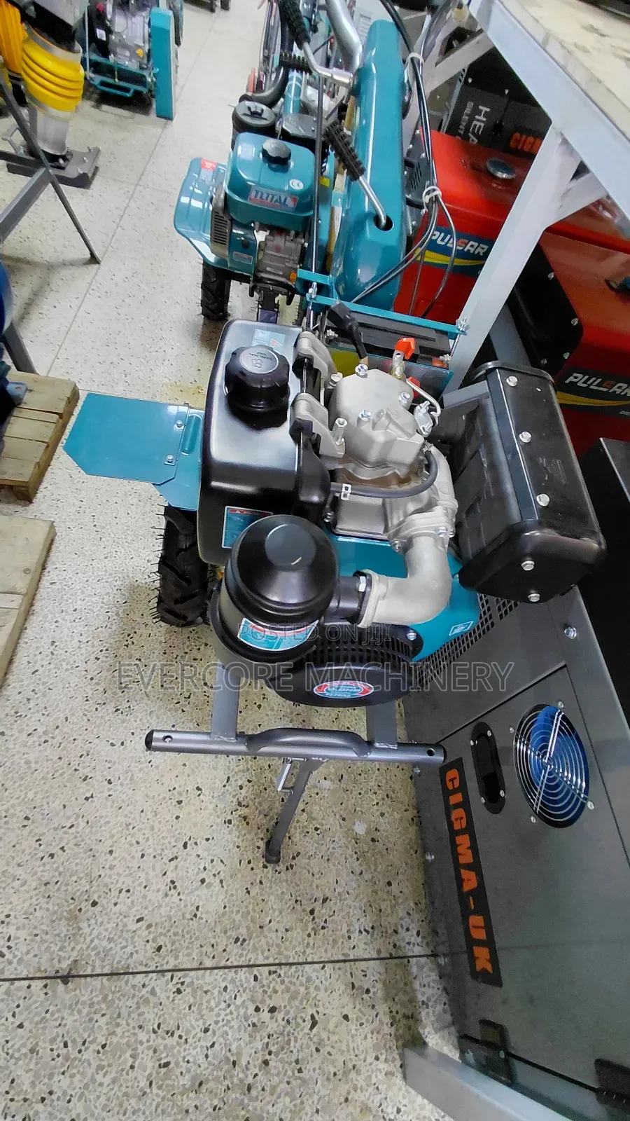 Total Brand 10hp Diesel Aircooled Power Tiller Machine.