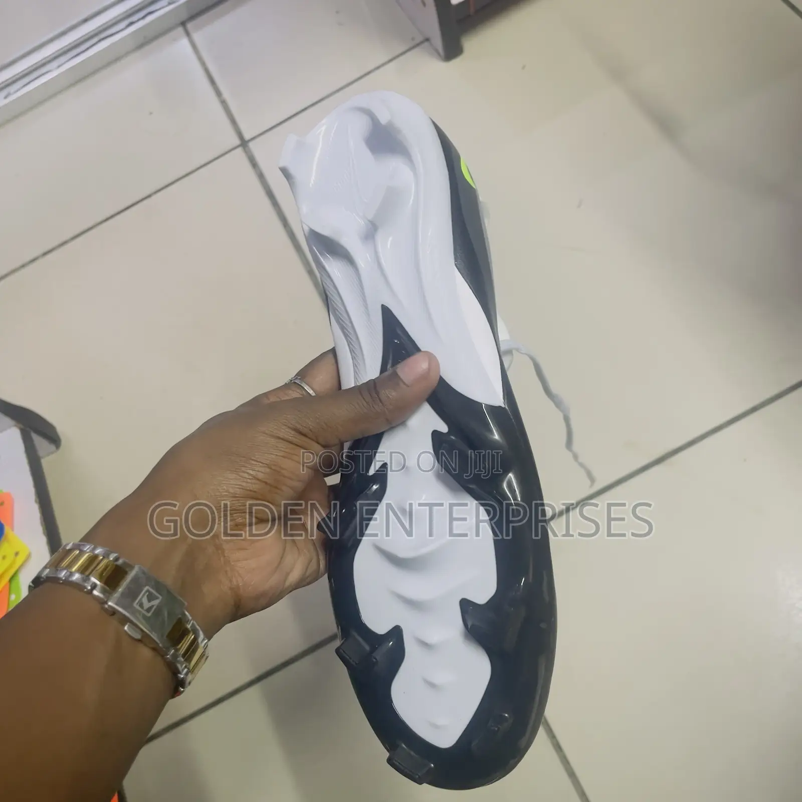 Nike Air Zoom Black White Footbal Boots 40-45