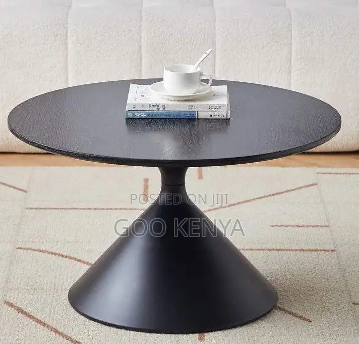 Home Round Coffee Table; Natural Wooden Coffee Tea Table Set
