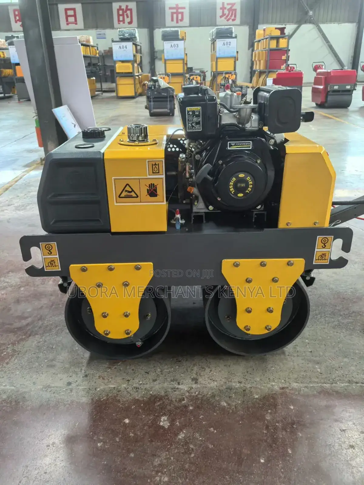 Walk-Behind Double Drum Roller 2t