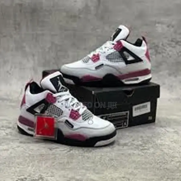 Jordan 4 Modern Street Sneakers – Clean Cut Design