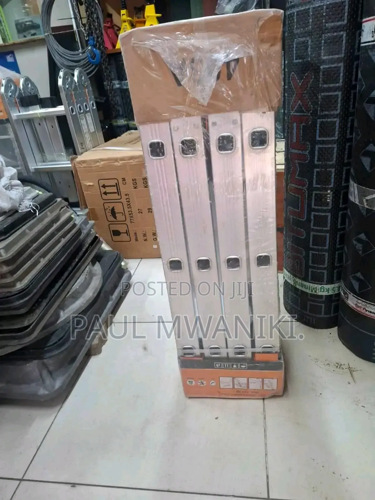 Foldable Aluminum Ladders  3*4