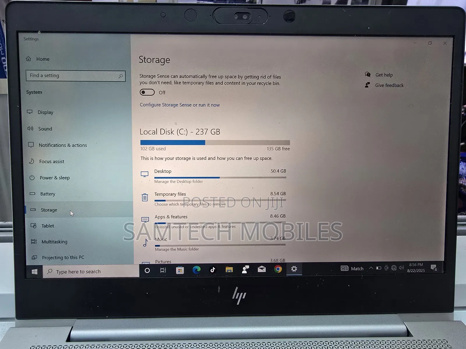 Laptop HP EliteBook 830 G5 8GB Intel Core i5 SSD 256GB