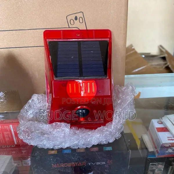 4 Flexible Modes Solar Sound Light Alarm Motion Sensor