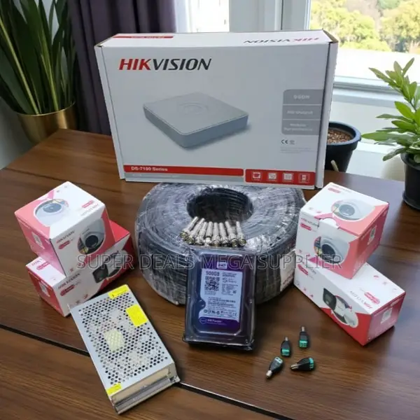 Smart Hybrid Colored Night Vision 4 Cam CCTV DVR Kit