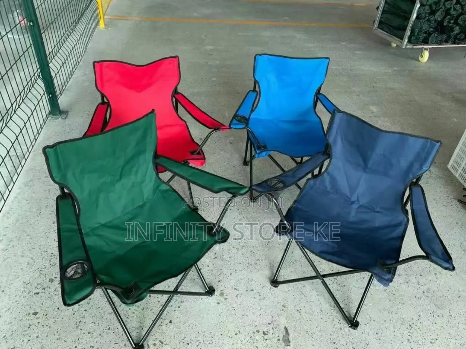 Foldable Camping Chair With Cup Holder