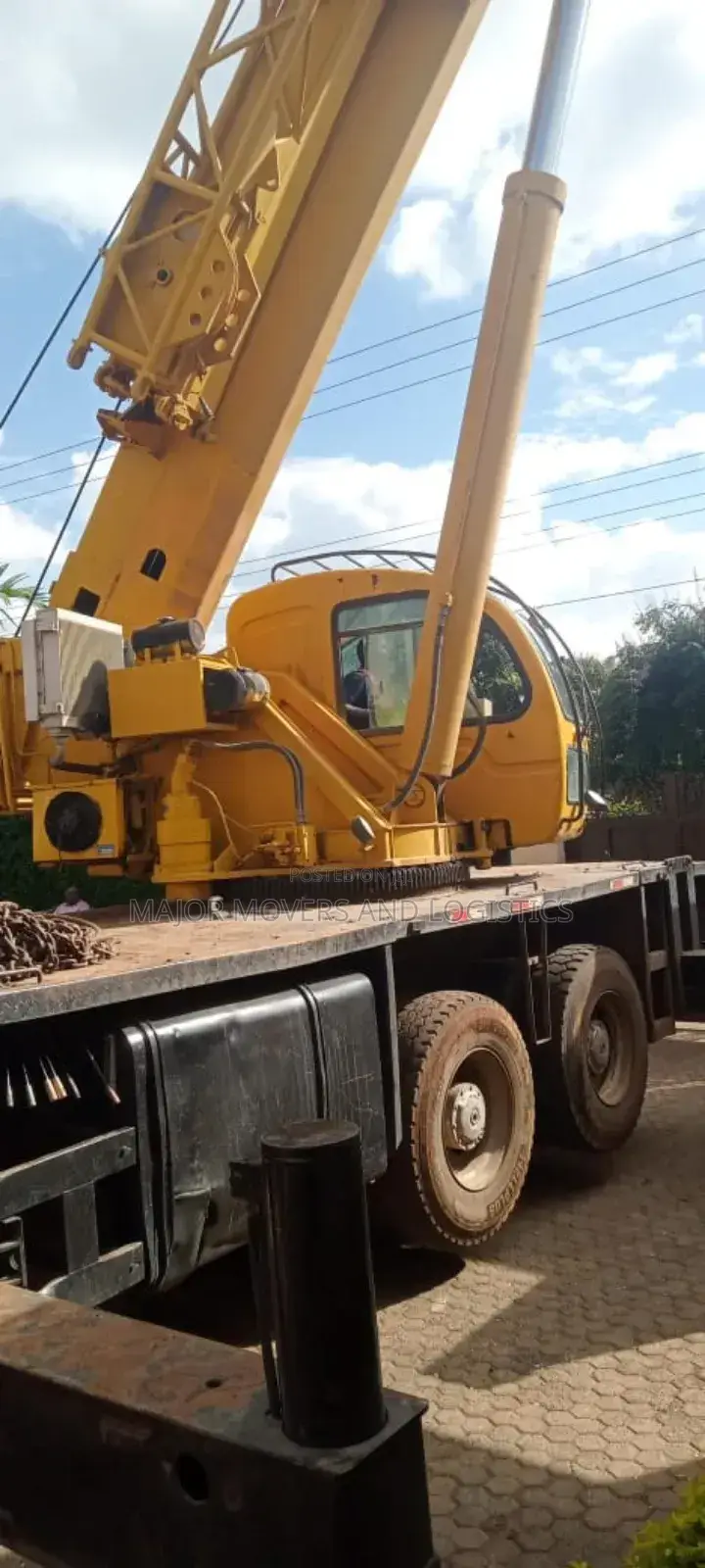 Crane for Lifting and Errands Are Ready