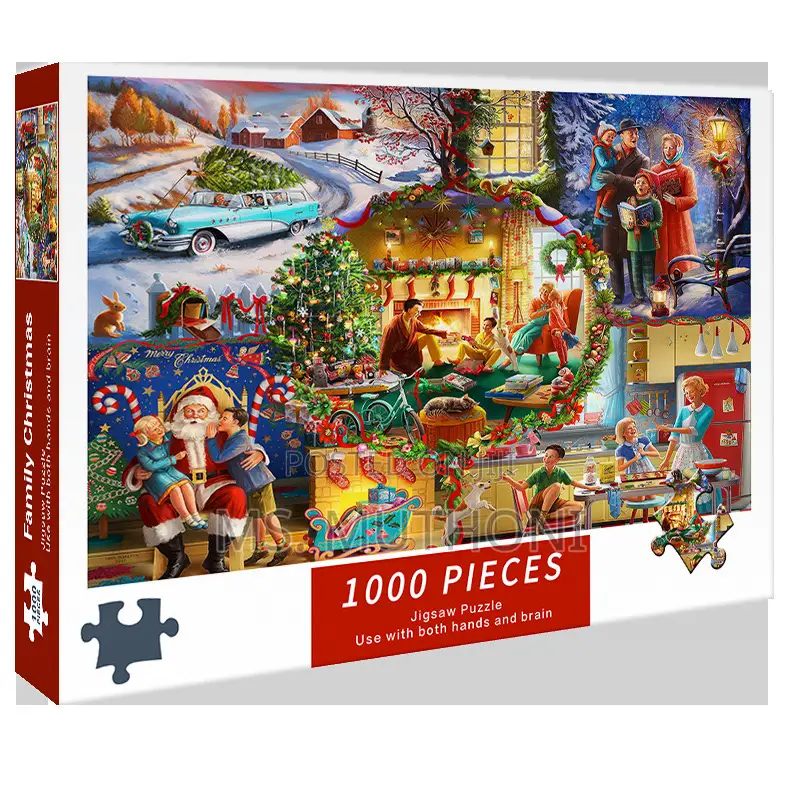 Christmas Jigsaw Puzzles 1000 Pieces For Kid Teen Adult,