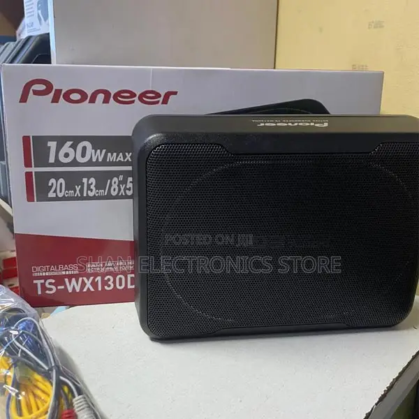 Pioneer 130da 160w Car Under-Chair Subwoofer : (280 X 75 X 200) Mm