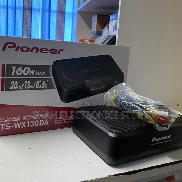 Pioneer Ts-Wx130da Active Car Subwoofer With Remote Control - 160 W
