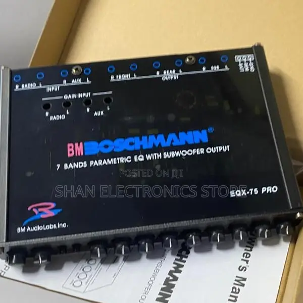 Affordable Boschmann Equalizer R Eqx-75pro 7 Band Parametric Equalizer