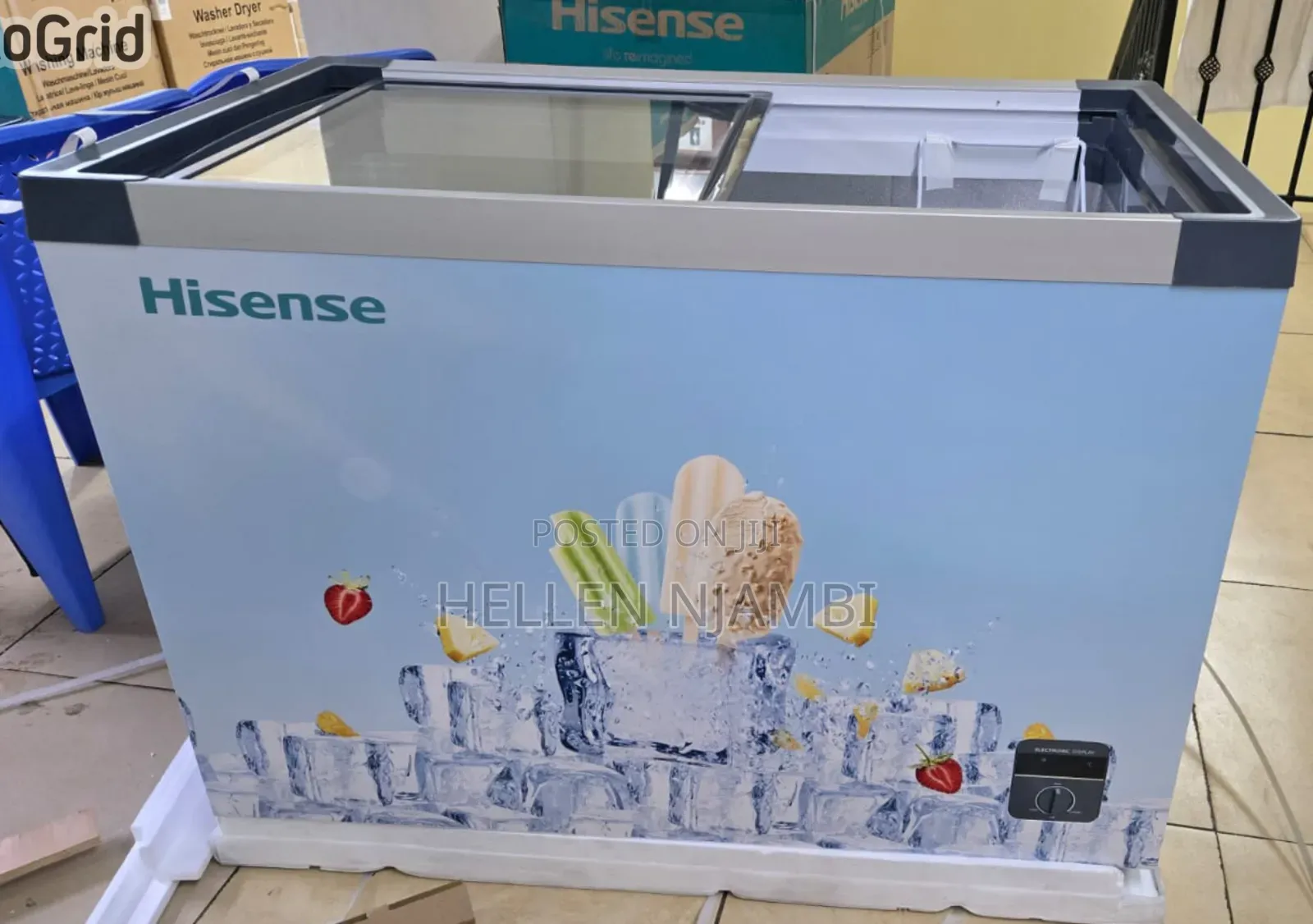 Hisense 301litres Display Freezer