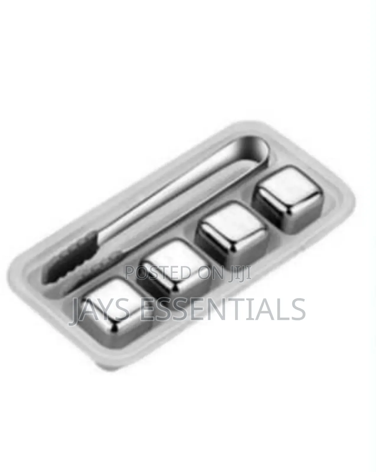 5pc Whiskey Stones Set (Metallic Ice Cubes)