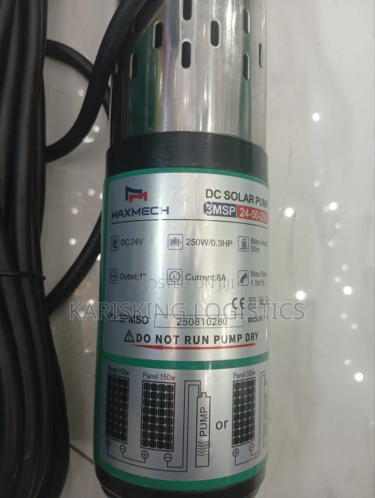 Maxmech Submersible Water 300watts (1500ltr/Hr)