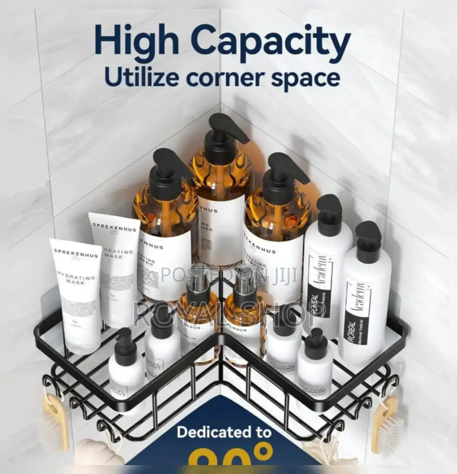 Metallic Shelf Organizer