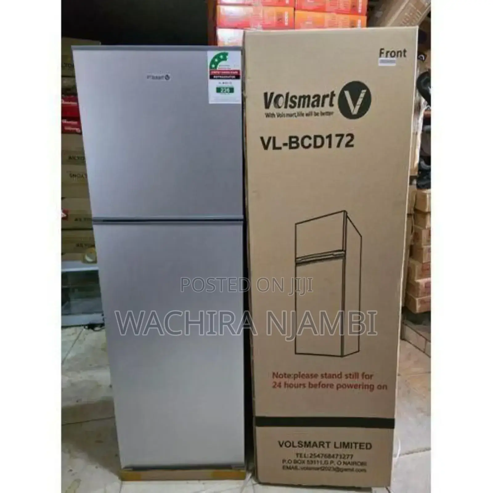 Volsmart 172l Double Door Fridge – Fast Cooling, Low Power Consumption