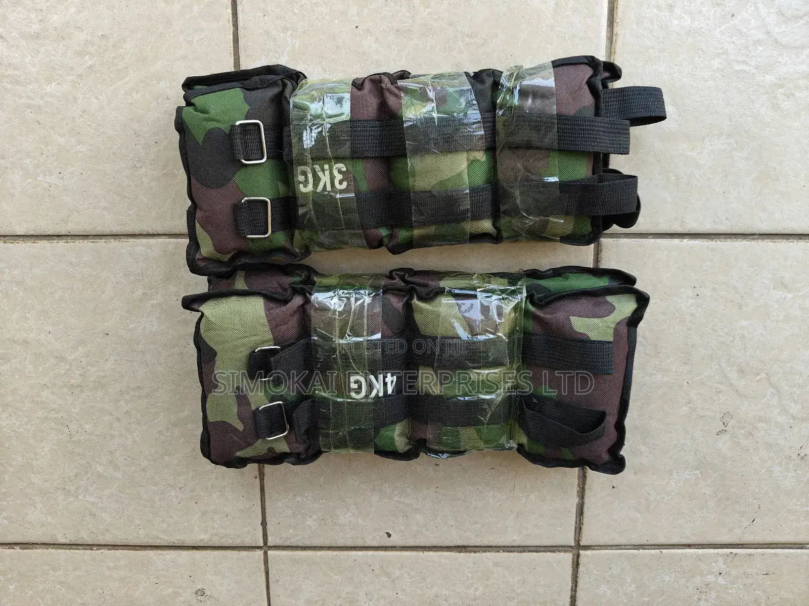 3kg Ankle Weights Pair (2pcs)