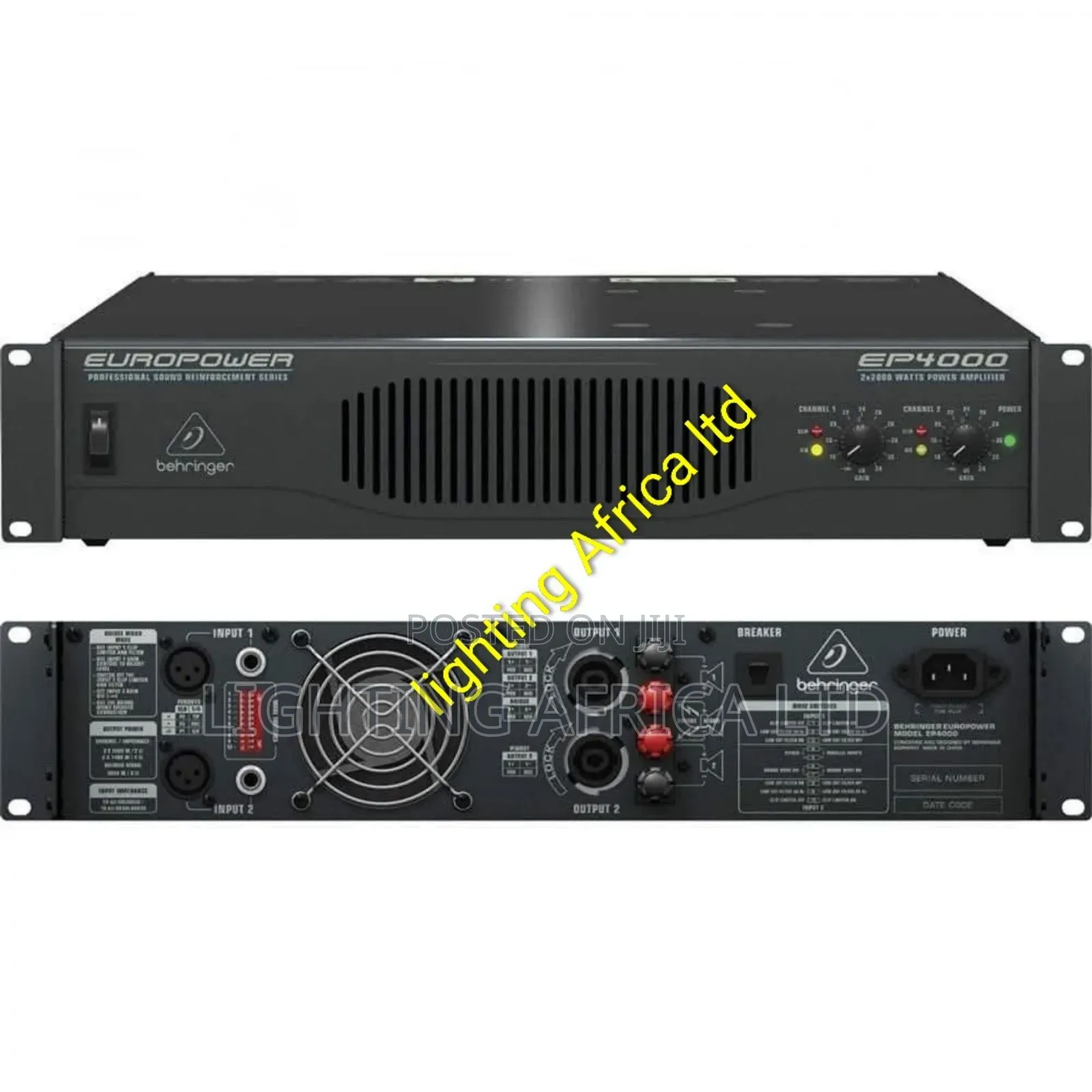 Proffesional Europower Ep4000 Powered Amplifier 2 Channels