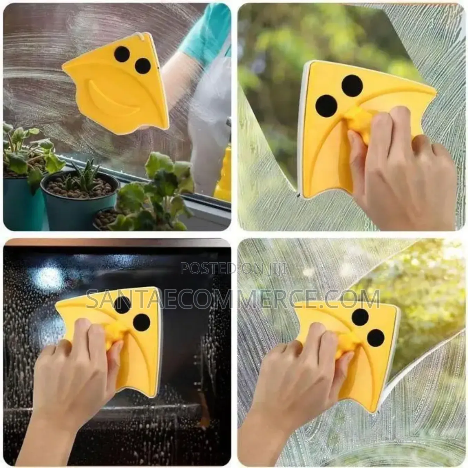 Magnetic Gauzed 2 Sided Window Glass Cleaner
