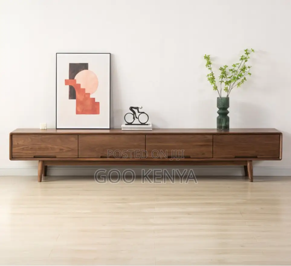 Home Tv Cabinet; Natural Solid Wood Tv Cabinet – Home or Office Use