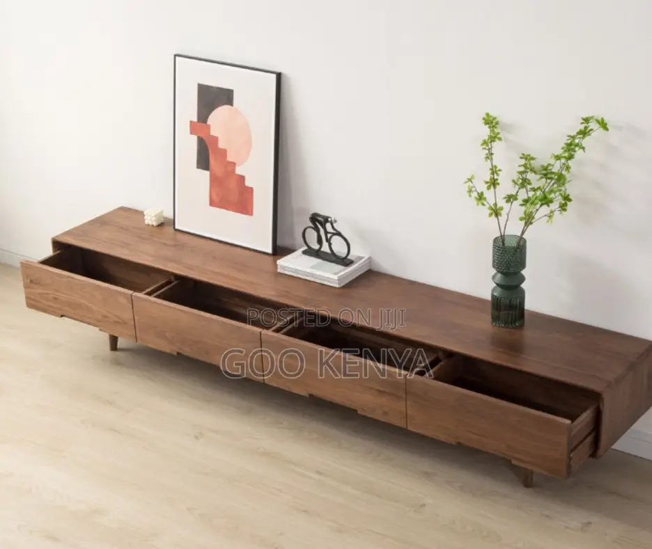 Home Tv Cabinet; Natural Solid Wood Tv Cabinet – Home or Office Use