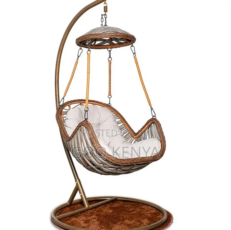 Home Chair; Rattan Basket Swing for Home and Outdoor Swing Chair