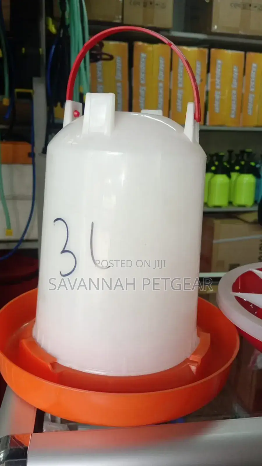Plastic Manual Poultry Chicken Feeder (3kg) + 3 Litres Drinker Set