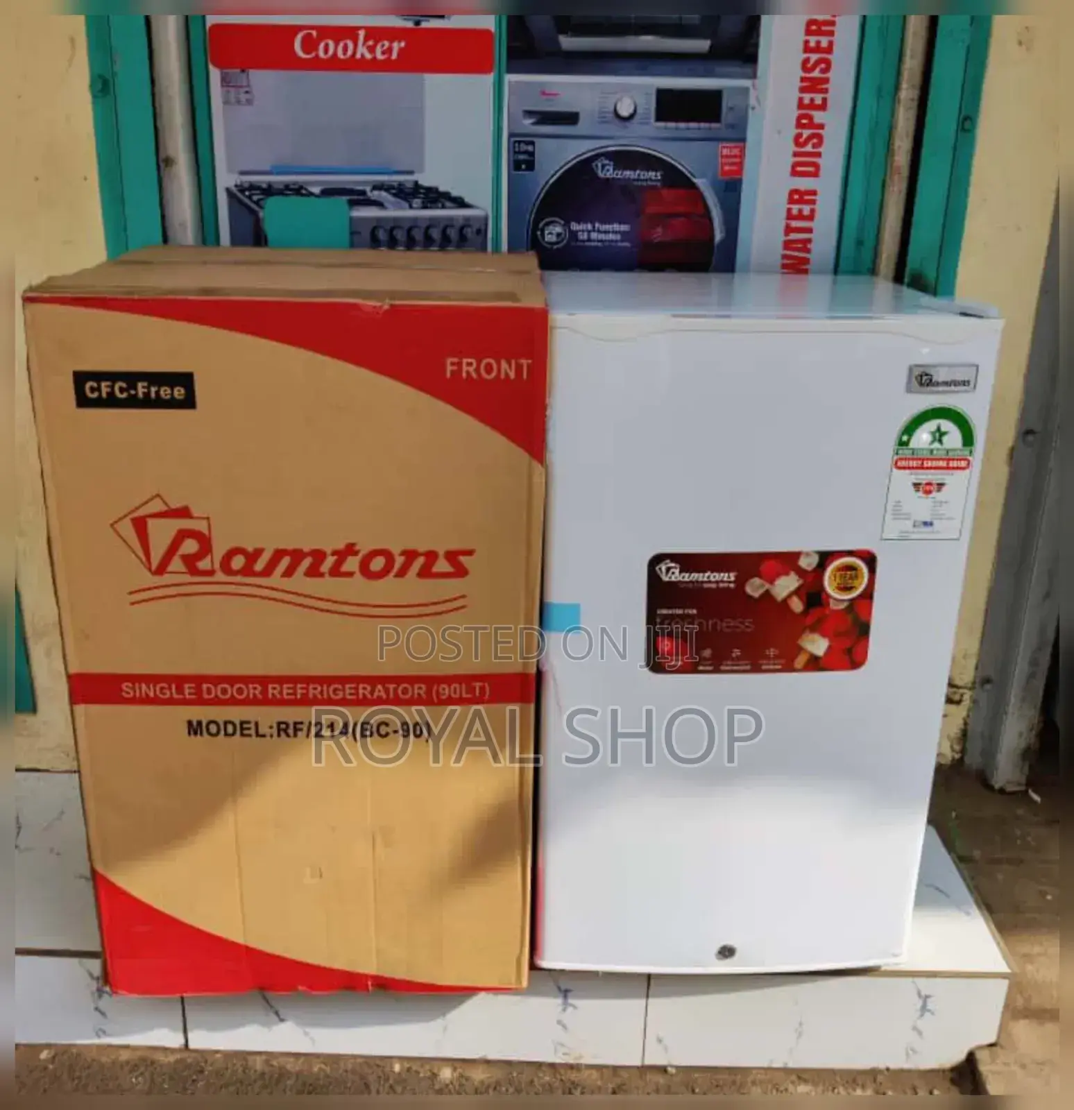 Ramtom Single Door Fridge 90lts Rf 214
