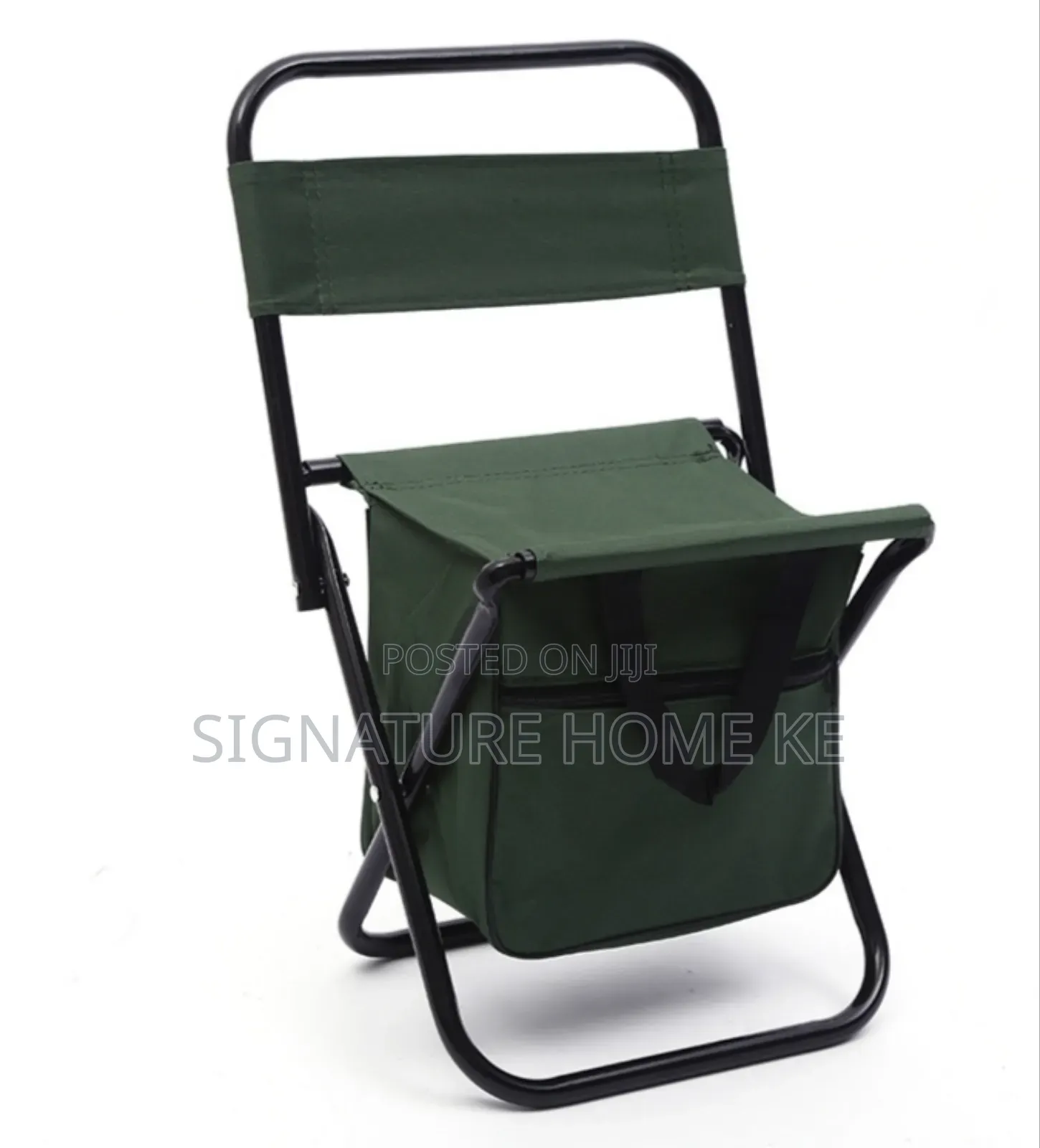Kid's Foldable Camping Chair With Storage Pouch