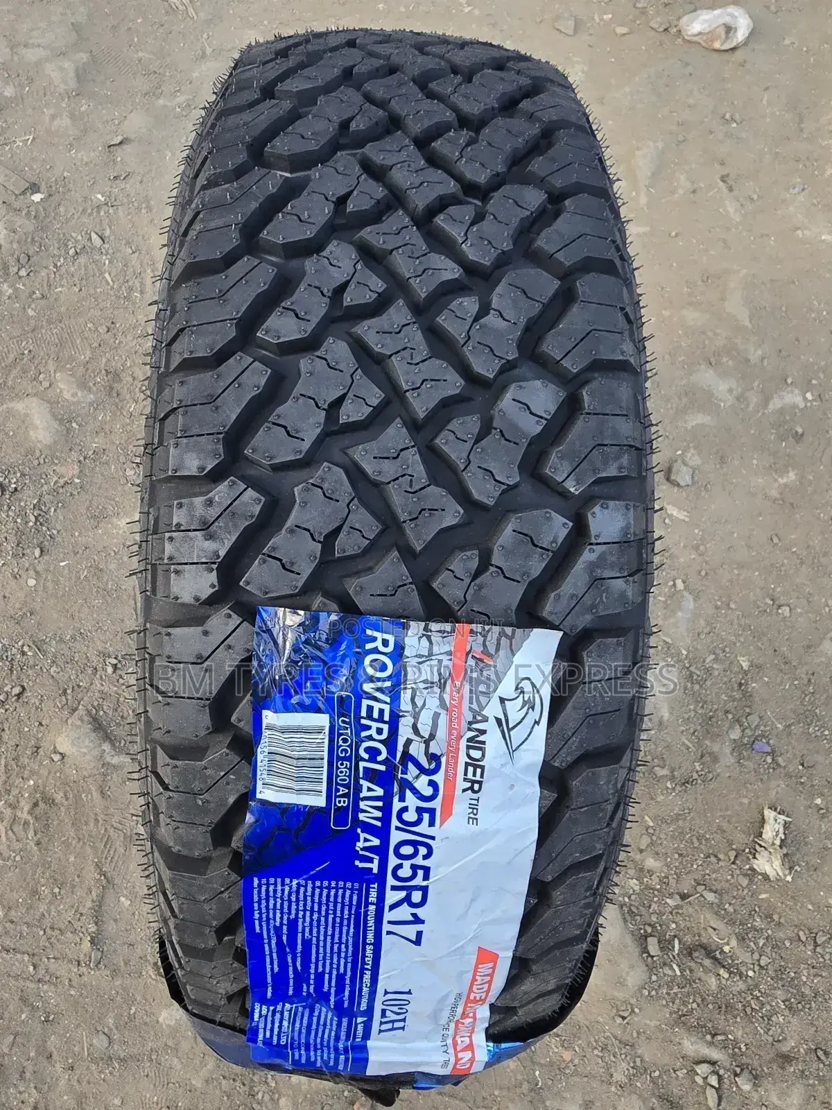 225 /65 R17 Atlander Tyres (All Terrrain) Thailand.