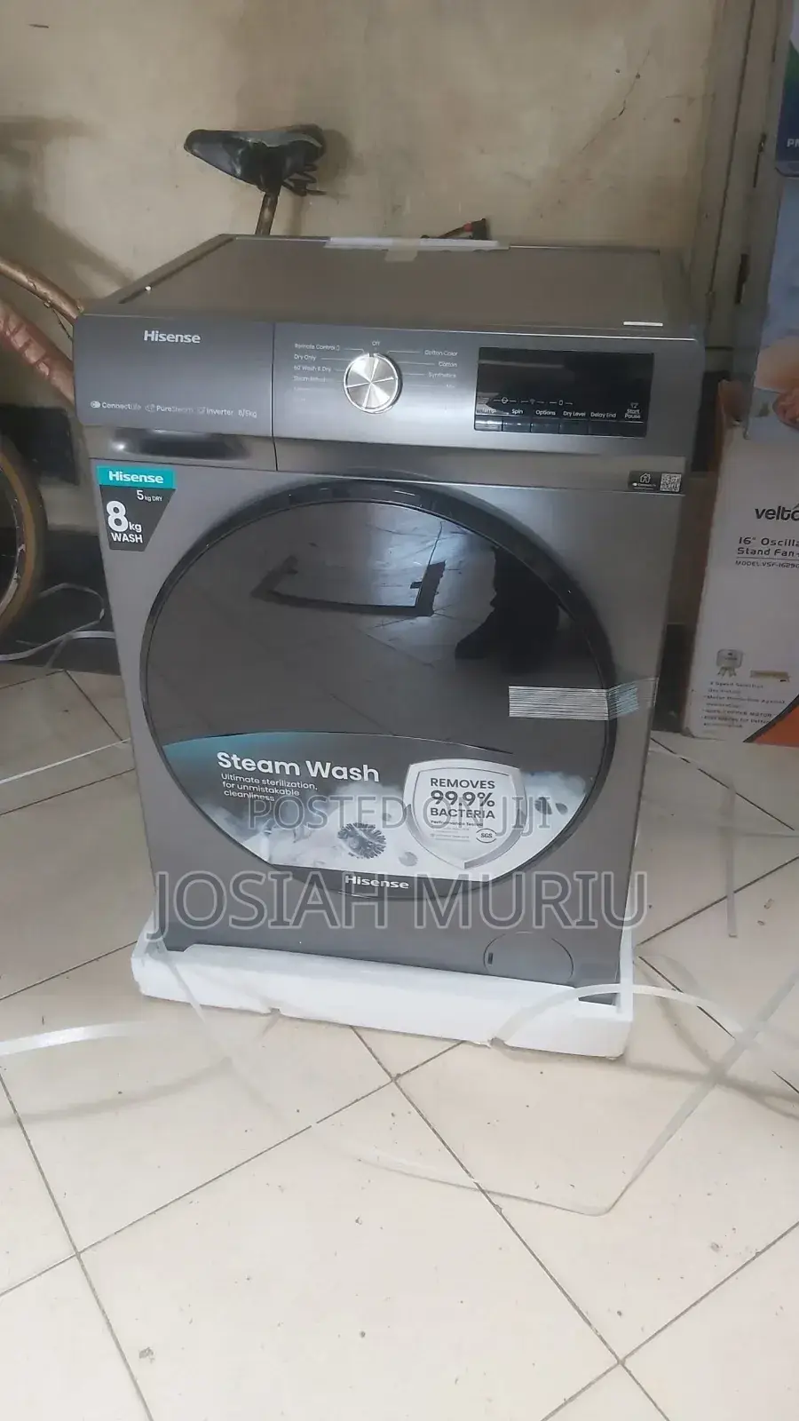8/5kg Wash and Dry Front Load Full Automatic Hisense Washing Machine