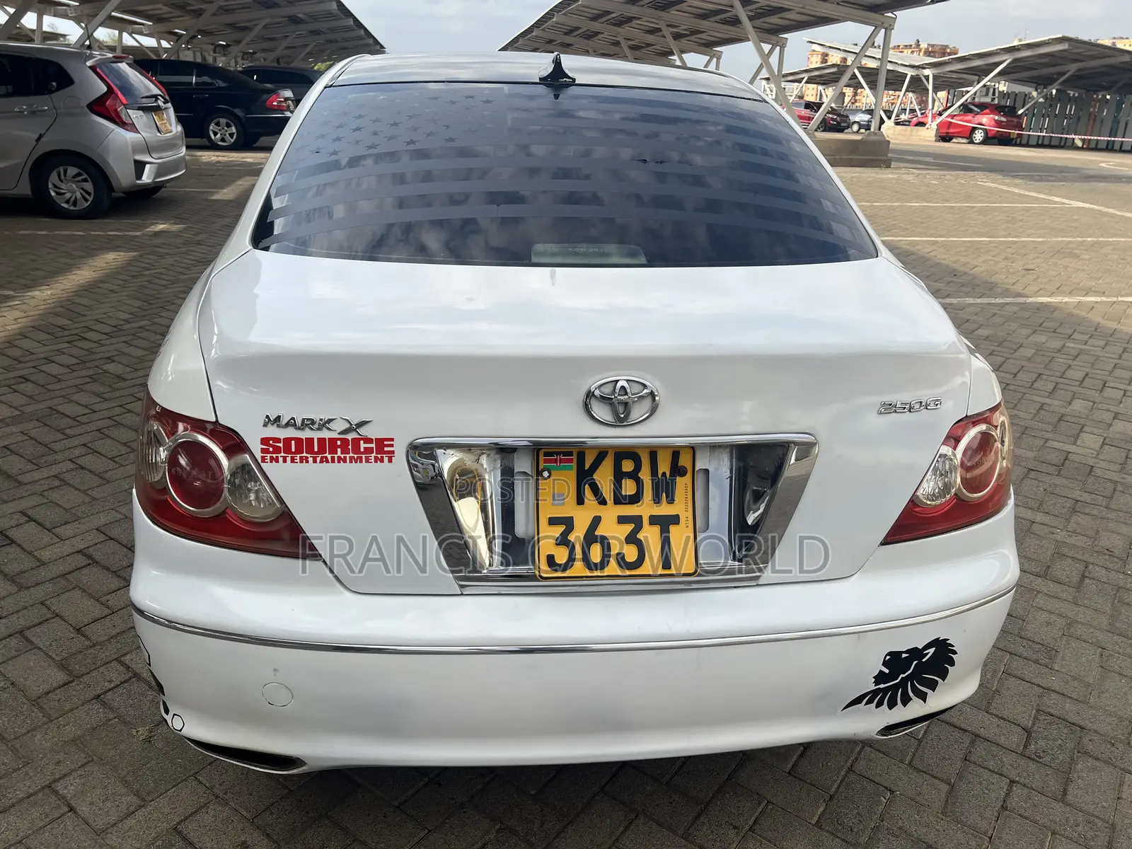 Toyota Mark X 2007 Off white
