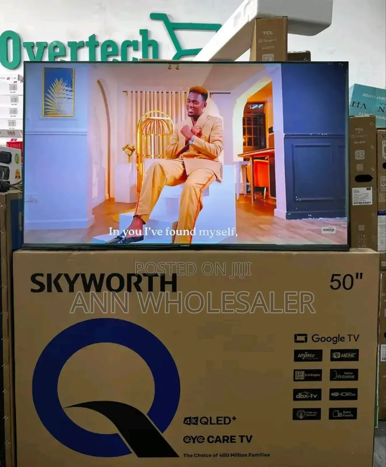 Skyworth 50-inch Qled Smart Tv 4k Uhd Google Tv