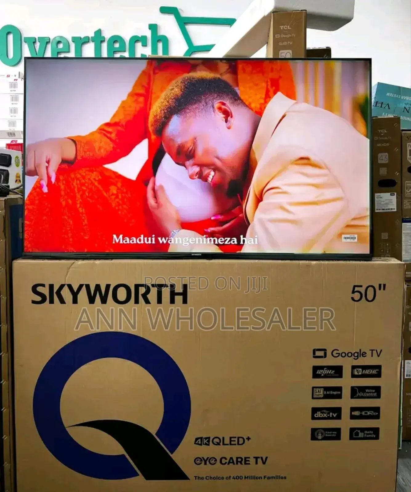 Skyworth 50-inch Qled Smart Tv 4k Uhd Google Tv