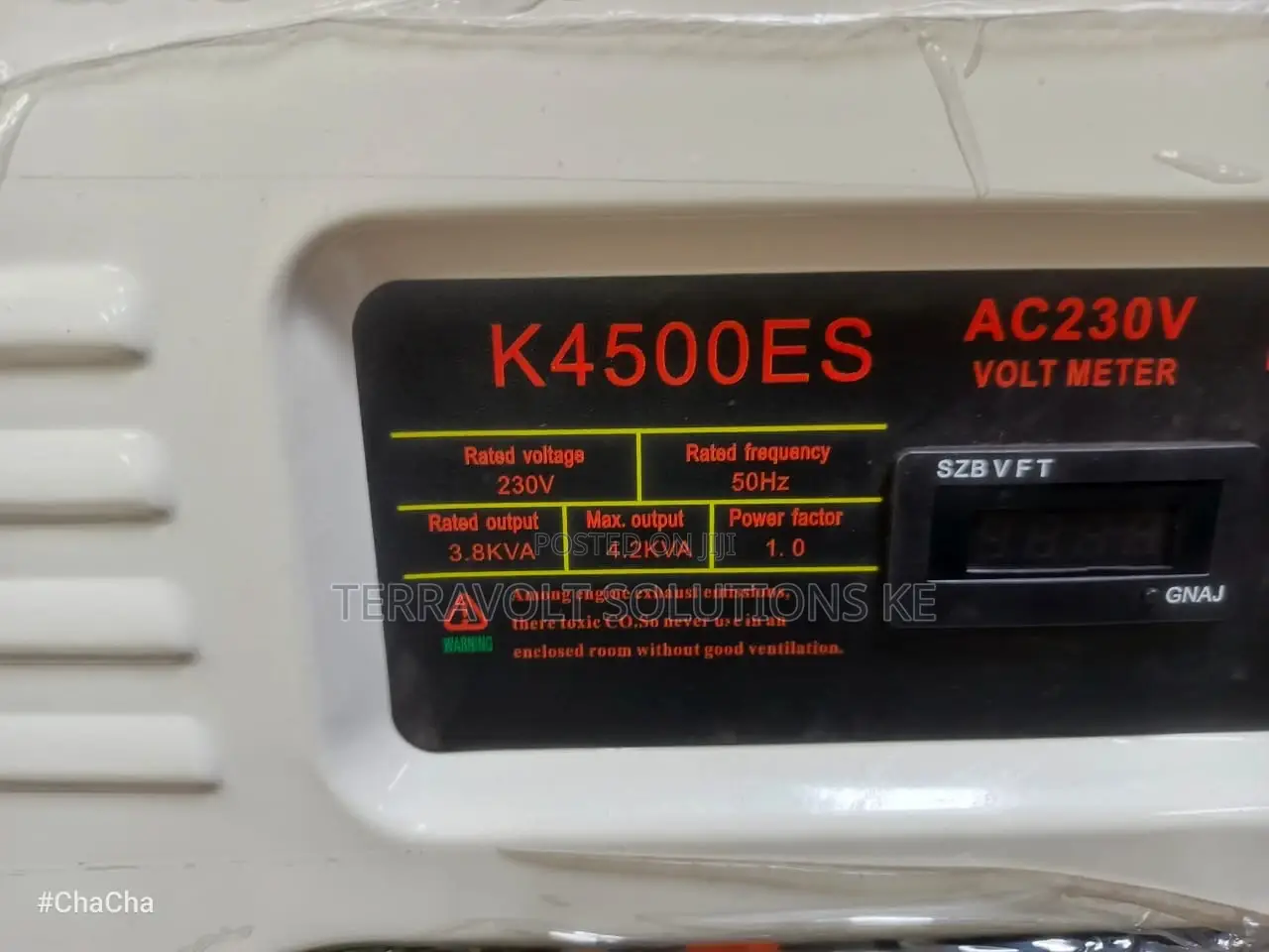 4.2kva Kicho Japan Gasoline Petrol Generator