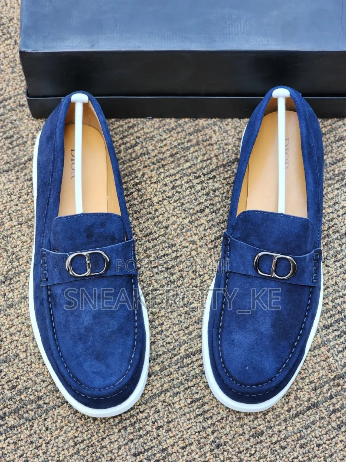 Dior Suede Loafers