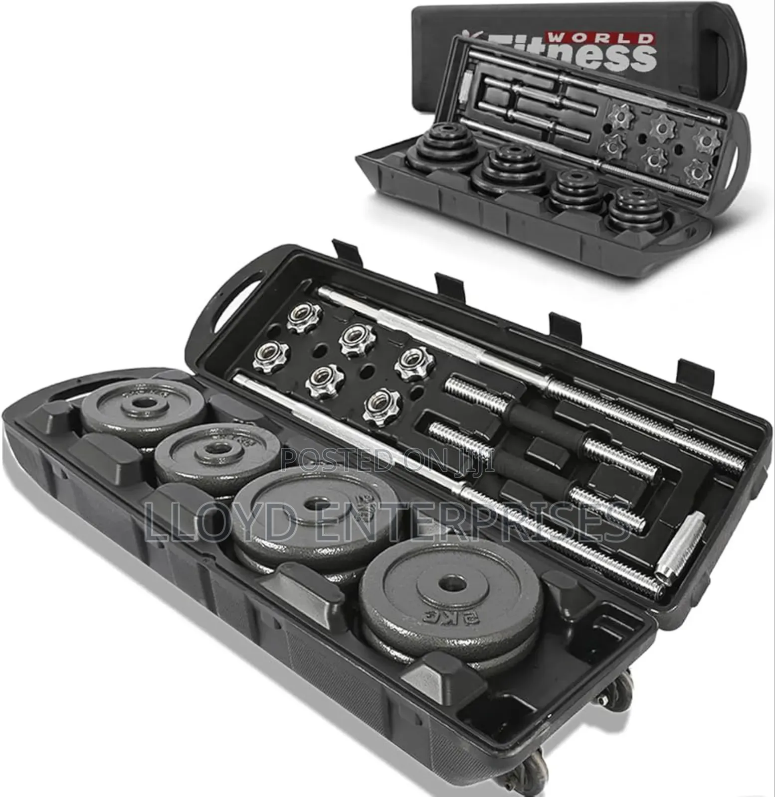 50kg Dumbell Set With Case