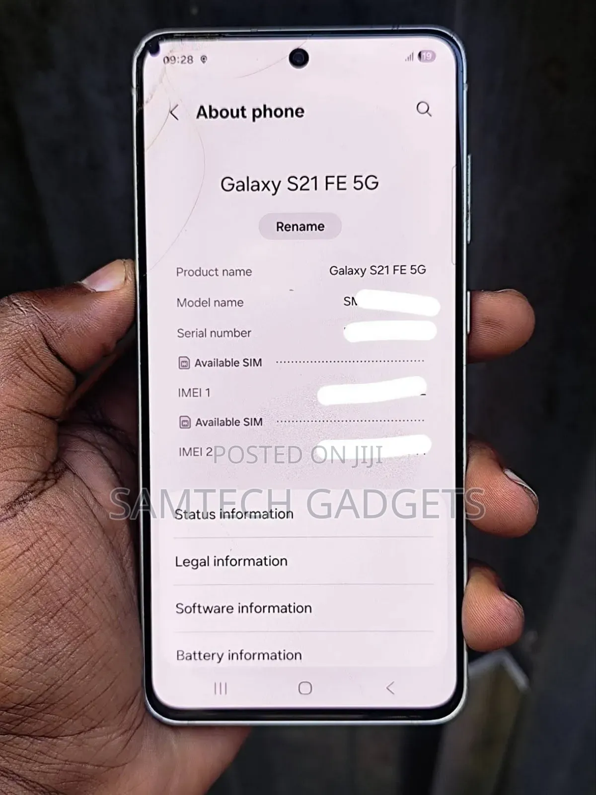 New Samsung Galaxy S21 FE 256 GB Black