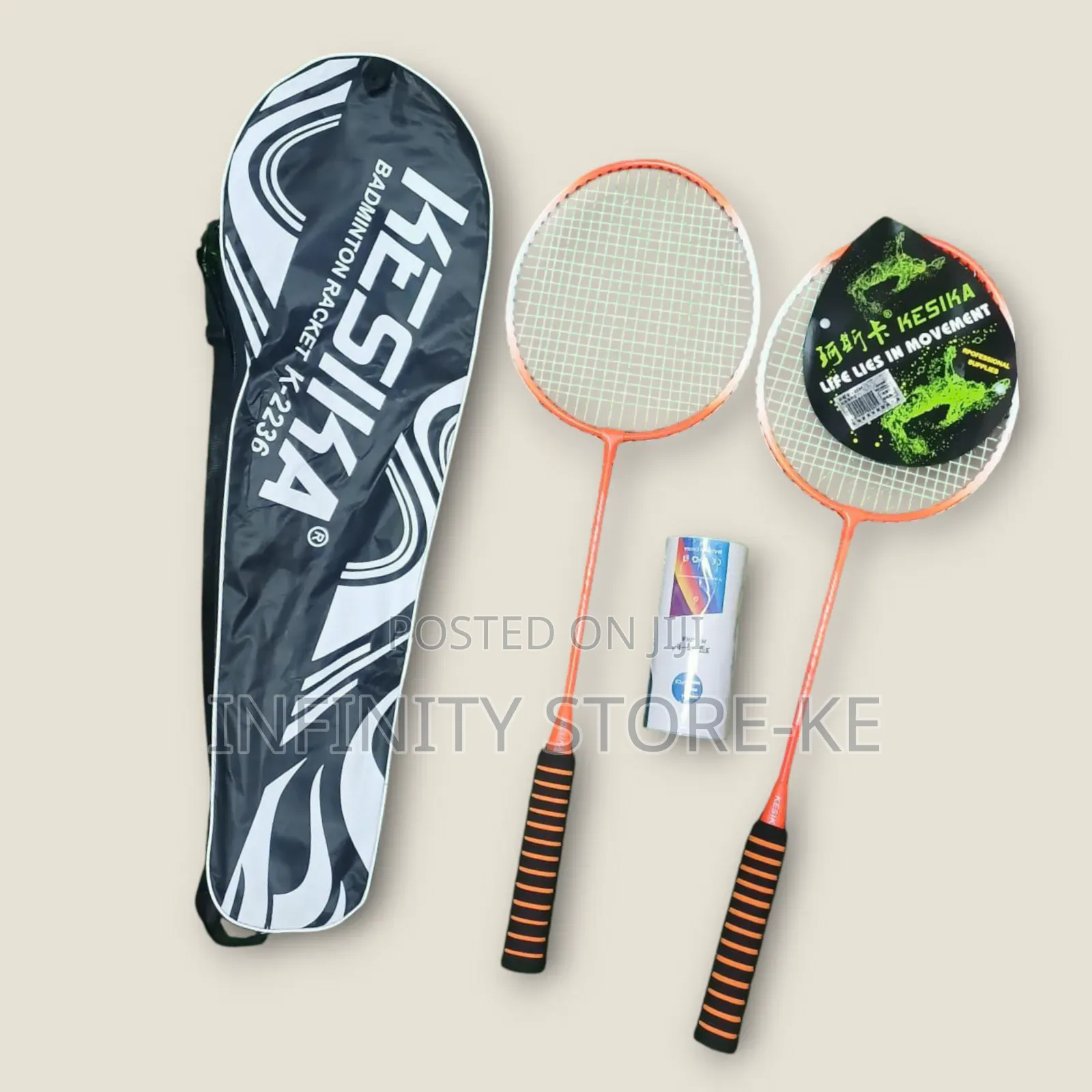 Badminton Racket With 2 Rackets and 3shuttlecocks
