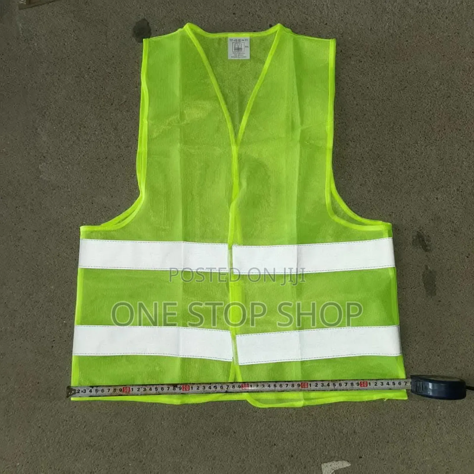 2pcs Luminous Green Warning Reflective Jackets
