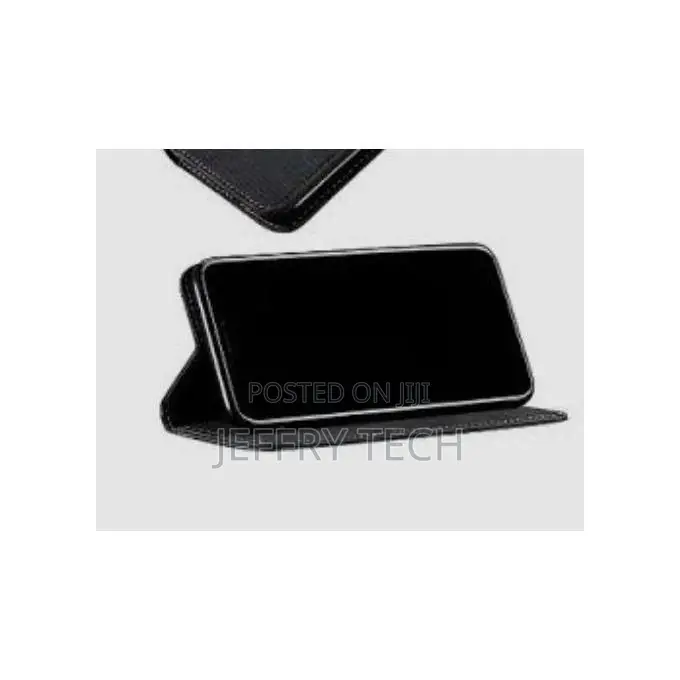 Leather Flip Case for Samsung Galaxy S21 Ultra 5g, - Black