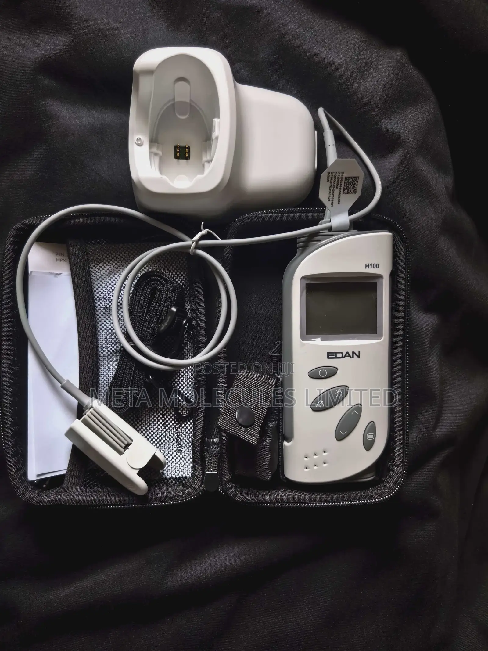 Edan H100b Handheld Pulse Oximeter With Charger Stand