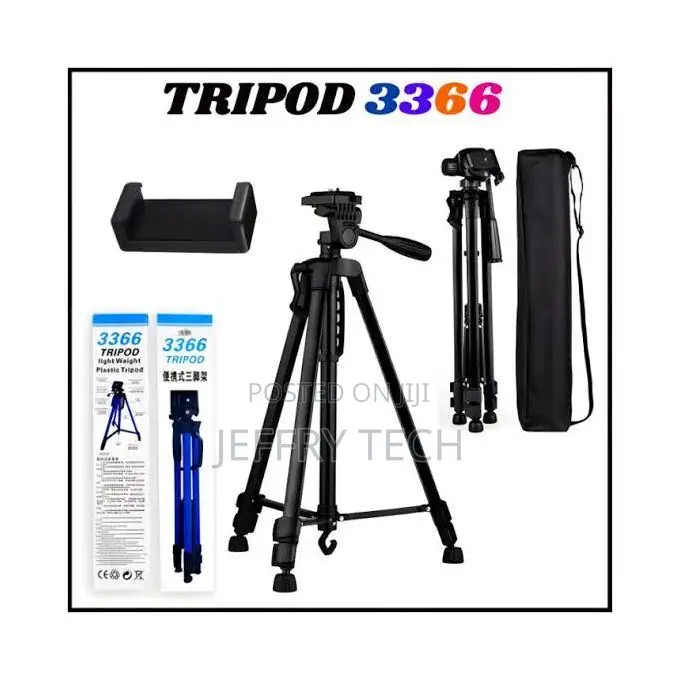 Tripod Stand for Phone and Camera (135cm Height)